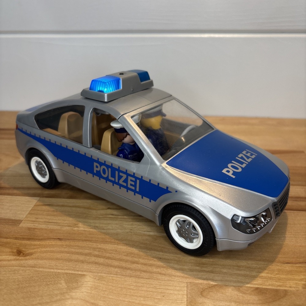 Playmobil 5179 City Action Polizei Auto Police Car Flashing Light Complete Works - Picture 2 of 10
